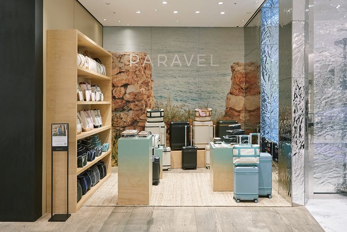 Paravel shop-in-shop retail interior